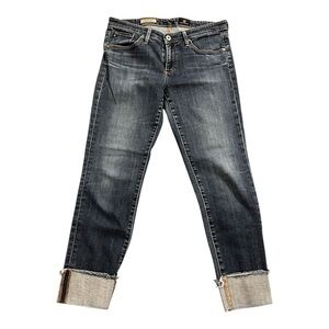 AG Adriano Goldschmied Stevie Cuffed Cropped Jeans size